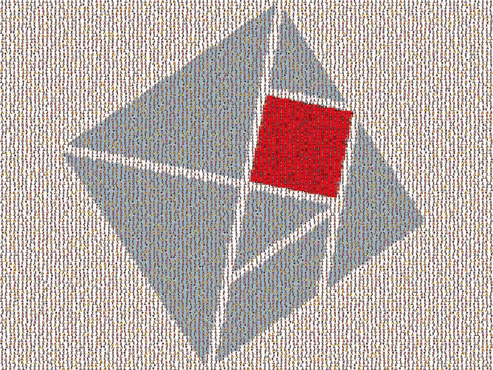 Finalni podoba logo slozeneho z obliceju zamestnancu firmy z programu In the Picture