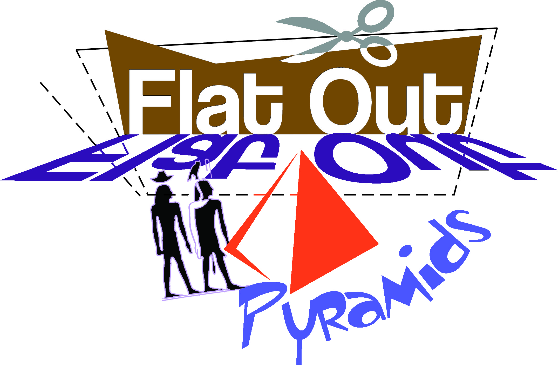 Flat out Pyramids logo