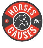 Horses For Causes logo male