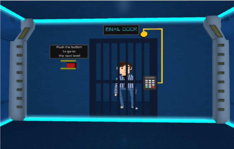Screenshot z online teambuildingové hry The Infinite Loop Online