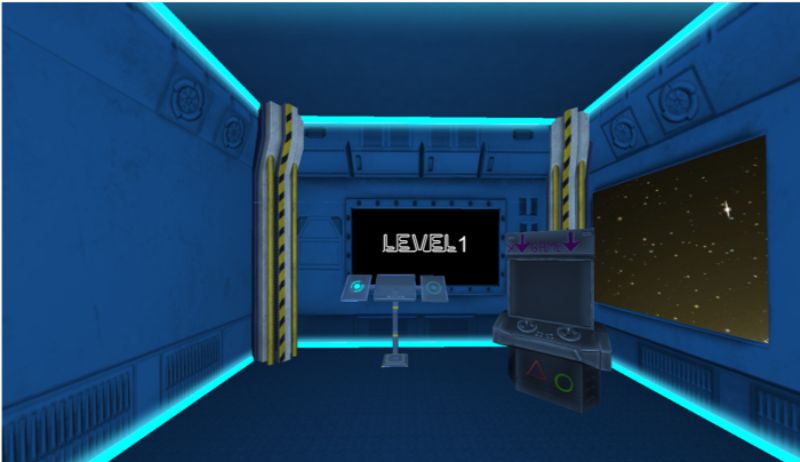 Záběr z online teambuildingové hry The Infinite Loop Online